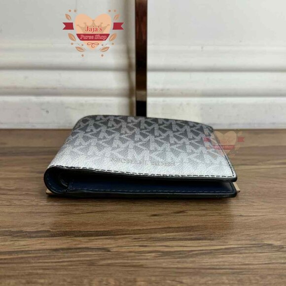 💙Michael Kors Signature Logo Ombre Card ID Wallet Variation💙 - Picture 7 of 17